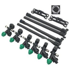 분무기 노즐용 스파링 로드 메디신용 EFT 드론 접이식 20mm 탄소 튜브 암 18mm 랜딩 기어 세트 3 용 SHANGMG