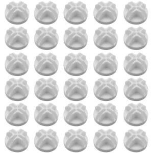 [미국배송] 모듈형 옷장 수납 정리함 및 와이어 선반용 KYUIONTY 30PCS 큐브 커넥터 플라스틱 그리드 커넥터(흰색)