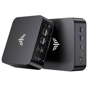 KAMRUI Essenx E3 미니 PC, Ryzen 5 3500U (비츠 N150 / N97), 16GB RAM 512 SSD 컴퓨터, 데스크톱 컴퓨터 듀얼 LAN, 트리플 4K 디스플레이, WiFi, BT, 사무실, 가정, 비즈니스