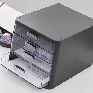 서랍형 문서 보관함 4단 책상 정리 멀티 캐비넷 수납함 (WFK6MBR)