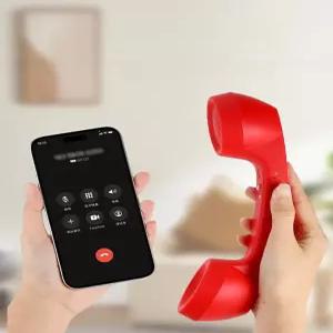 블루투스 수화기 mz 집전화 스마트폰 빈티지 무선 전화기 블랙 검정색 송화기 통화 버튼