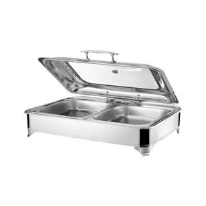 매립형 뷔페 푸드 과일 샐러드용 스테인리스 접시 빌트인