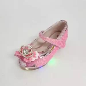 반짝이 LED구두 보석리본 공주구두 (150만 가능)