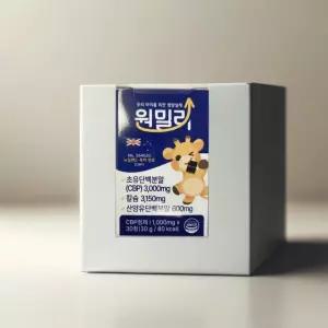 키즈n 원밀리 초유 단백 cbp 3000mg 30정