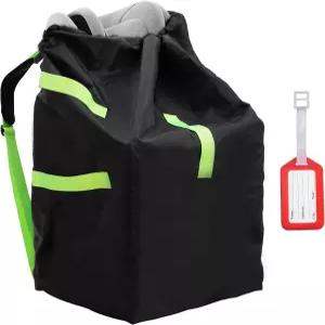 Zihvfzu 방수 카시트 여행 가방 비행기 및 항공 여행에 적합 내구성이 뛰어난 쿠션 백팩 디자인 유모차