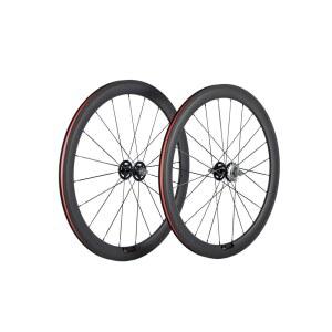 퀸 바이크 50mm 탄소 섬유 트랙 휠 매트 마감 3K 고정 기어 휠셋(코그 포함)