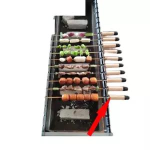 상업용 업소용 양꼬치 끼우기 그릴 자동회전 구이