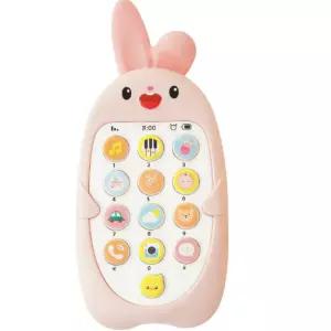 아기선물 눌러보는 말랑 토끼 핸드폰장난감 유아발달 EQ IQ