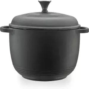 머서 컬리너리 에나멜 주철 원형 더치 오븐 6 큐트 매트 블랙