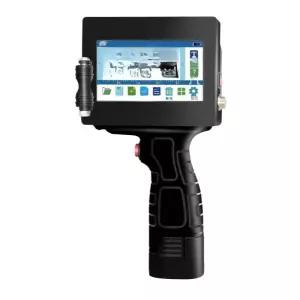 라벨링 핸드 프린터 라벨 마킹기 잉크젯 라벨기 병 핸디형 바코드 가격표시기 원형 고속