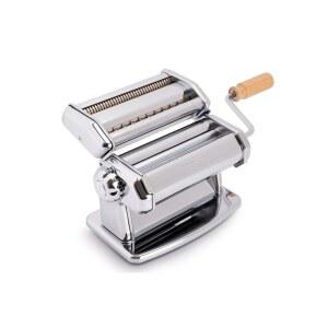 임페리아 IPASTA 라인. 파스타 기계. 100% 이탈리아산. 강철로 만든 신선한 크랭크가 있는 수동 롤러. 라자뉴, 탈리오리니, 페투치네를 위한 반죽 시트를 만듭니다.