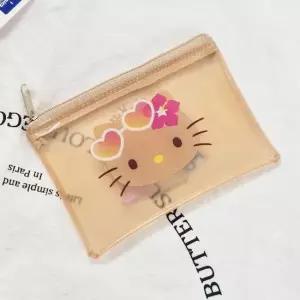 산리오 태닝 키티 PVC 미니 파우치