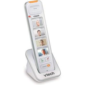 [미국배송] SN5127 및 SN5147 시니어 전화 시스템 포토 다이얼 핸드셋 무선 시스템을 위한 대형 버튼과 디스플레이를 갖춘 VTECH SN5307 증폭 액세서리 핸드셋