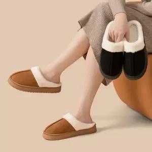 방한 퍼 스웨이드 슬리퍼 WFG1546