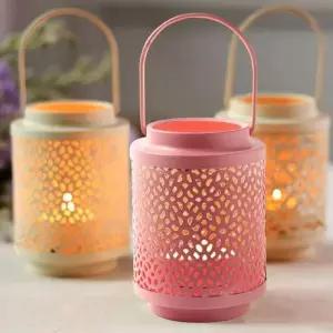 [하프클럽/]릴리즈 철제 캔들홀더 양초 티라이트 거치 받침 핑크