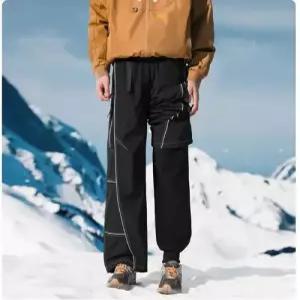 캐주얼 동계 팬츠 남성용 도톰 스키 in 면바지 기모 아웃도어 바람막이 3 1 패피4