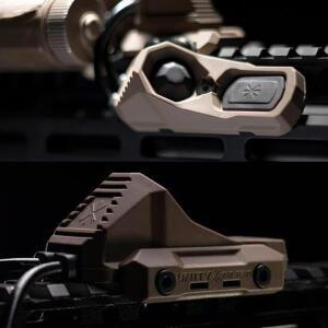 전술 UNITY AXON 손전등 스카우트 라이트 스위치 크레인 20mm Picatinny 레일 M-lok Keymod 액세서리 용 단