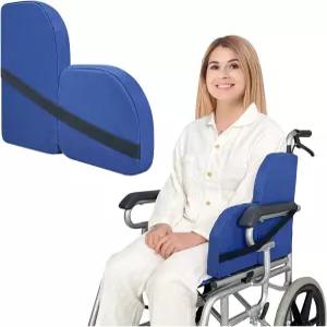 마이보우 휠체어 사이드 가드용 측면 지지대 쿠션 더 나은 자세를 위한 윤곽 폼 패드 노인용 패딩(1팩)