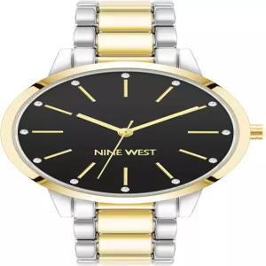 나인 웨스트 여성용 크리스탈 악센트 팔찌 시계