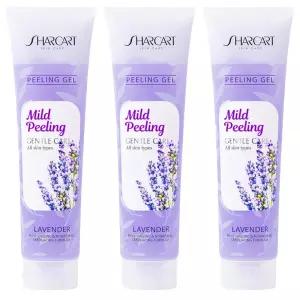 샤카트 페이스 클렌징케어 사계절 바디 각질 제거 필링젤 라벤더향 310ml 3개