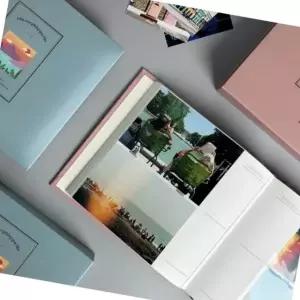 가족 사진 정리 앨범 4x6 양장 하드커버 기념일 포토북 포토앨범