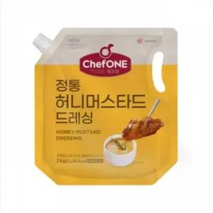 대상 쉐프원 정통 허니머스타드 드레싱 2kg 5개 1박스