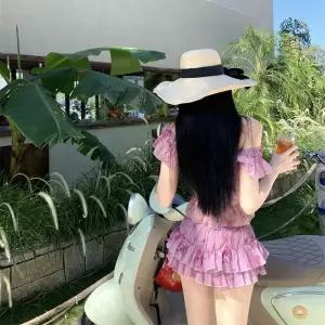 가을 겨울 꽃 치마바지 여자정장세트 봉오리 로우컷 프렌치 톱 세트 원템4