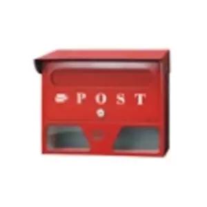 편지함 우편함 칼라 강판 레드 320 250 120mm (WFK8VA2)