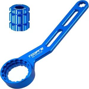 6-in-1 자전거 하단 브래킷 도구 외부 컵 잠금 링 및 크랭크 암 캡 설치 제거 - 시마노 SRAM FSA 로터