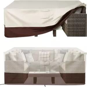 베일지 방수 파티오 가구 세트 커버 패딩 손잡이 파티오/아웃도어 테이블 다이닝 직사각형 의자 스몰