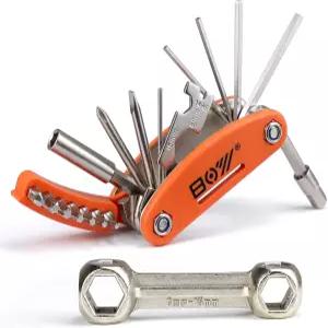 자전거 공구용 멀티툴 렌치 세트 16 in 1 10 뼈 다기능 액세서리 운전자에게