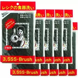 그린피아 3SSS 연마수세미 10P 연마수세미 수세미 철수세미 찌든때 탄냄비