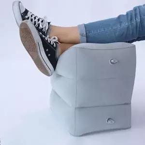 풋스툴 발 거치대 쿠션 사무실 의자 여행 기내 차량 (WFK9EQG)