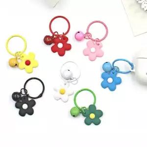 꽃모양 무선 참 이어폰 귀여운 키링 WF6B2E0