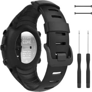 MoKo Suunto 코어 시계 밴드 금속 걸쇠가 있는 클래식 교체용 소프트 손목 스트랩 스마트