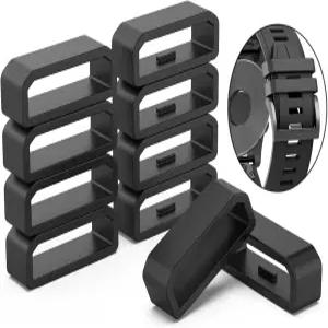 10pcs 22MM 교체용 패스너 링 가민 인스팅트 1/2/페닉스 5/5Plus/6/7 실리콘 커넥터 루프 키퍼 포러너 935