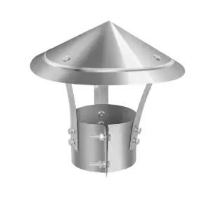 화목난로 연통 방우캡 배기 파이프 삿갓 방수 스텐 가림막 역화 덮개