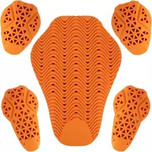 CE 레벨 2 모터사이클 갑옷 - PSLER 풀 뒷 패드 팔꿈치 및 어깨 보호 세트 재킷용 삽입물 5PCS