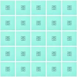 시계 액세서리용 변색 방지 기능이 있는 쉬폰에이드 25PCS 블루 실버 폴리싱 면 천 주얼리 청소 도구