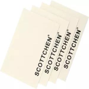 버핑 광택 및 랩핑을 위한 SCOTCHEN 4Pcs 울 천 6인치 x 4인치 1.55mm 라피다리 주얼리 유리 금속 가공