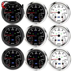 3 in1 다기능 110mm 0-120km/h 0-200MPH GPS 속도계, 0-8000RPM 타코미터 연료 레벨 게이지 자동차 보트 해양