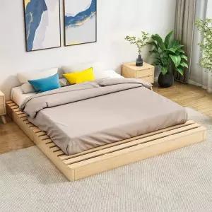 편백나무 매트리스 프레임 평상 침대프레임 침대 저상