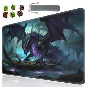 TCG용 SOTWONSO 보드 게임 테이블 매트 60X35cm 마우스패드 MTG RPG CCG 트레이딩 카드 플레이 6개 플레이