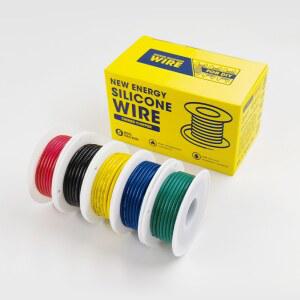 16 18 20 22 24 26 28 30 AWG 키트 부드러운 실리콘 구리 전선 도금 와이어 DIY 주석