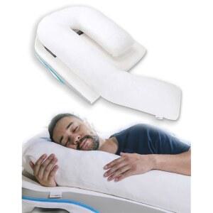 메드클라인 어깨 시스템, 용 바디 베개, 삽입 및 커버가 포함된 침대 웨지 팔 포켓이 있는 경사 수면 자세, 5피트 10인치 이상 대형