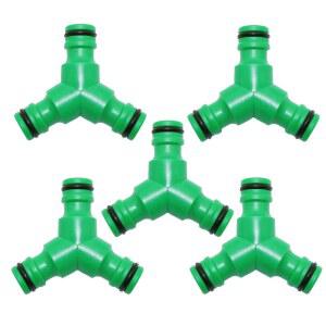 5Pcs 공동 커플 튜브 물방울 커넥터 온실 수리 시스템 관개 호스 파이프 피팅 급수 정원