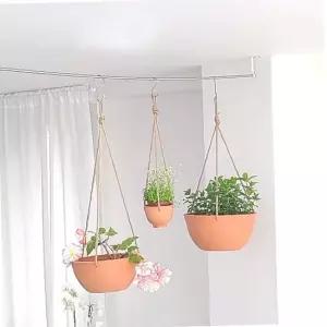 TC 폴리우레탄 클라우드 플라스틱 행잉 화분 D12 12x9