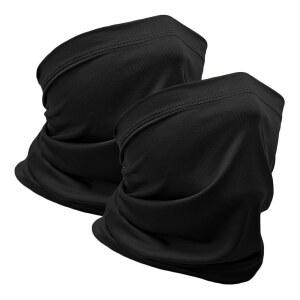 WOXVM 2팩 넥 게이터 페이스 마스크 스카프 선 쿨링 발라클라바 반다나 커버 남성용 자외선 차단 헤드웨어