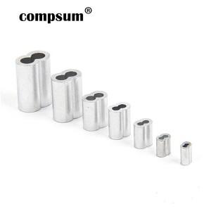 알루미늄 슬리브 와이어 크림프 페룰 코드 잠금 케이블 스토퍼 로프 하드웨어