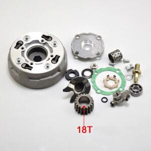 바이크 오토바이 반자동 18T 톱니 90cc 110cc 125cc 클러치 어셈블리  ATV 쿼드 먼지 피트 자전거 예비 부